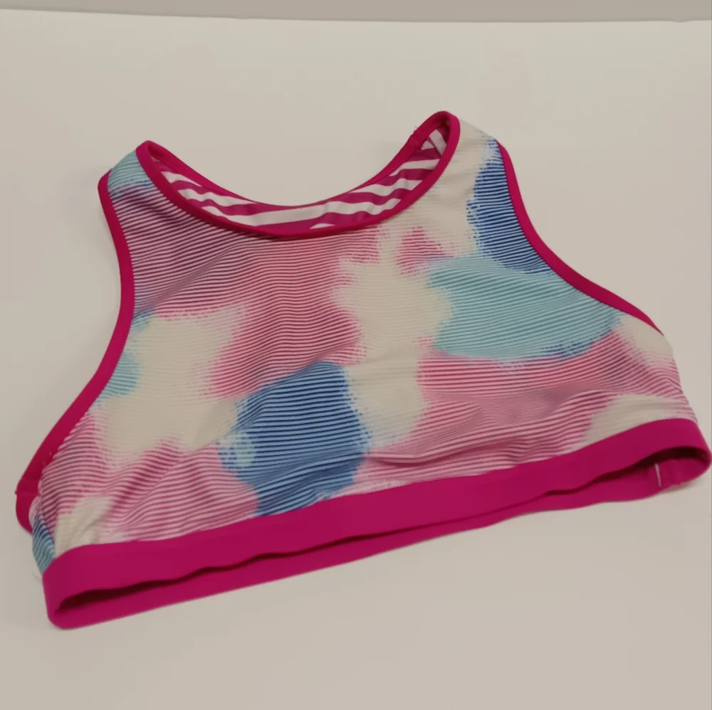 4 Piece Set NWOT Eddie Bauer Girls Swim Coordinates Set Size Large